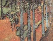 Les Alyscamps,Falling Autumn Leaves (nn04) Vincent Van Gogh